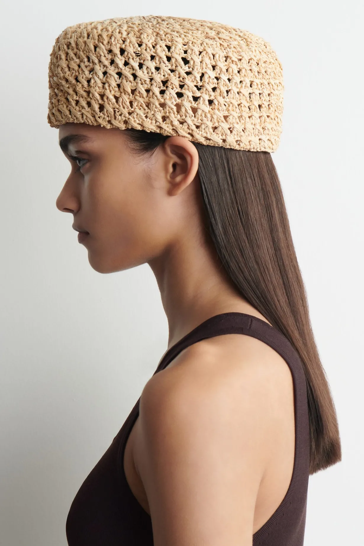 RAFFIA BARETT