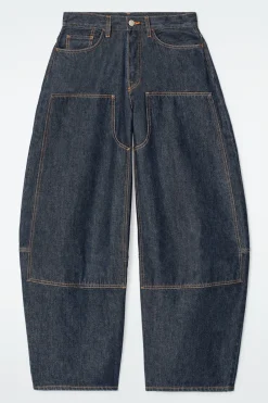 RAW-DENIM-HOSE MIT BARREL-BEIN IM WESTERNSTIL