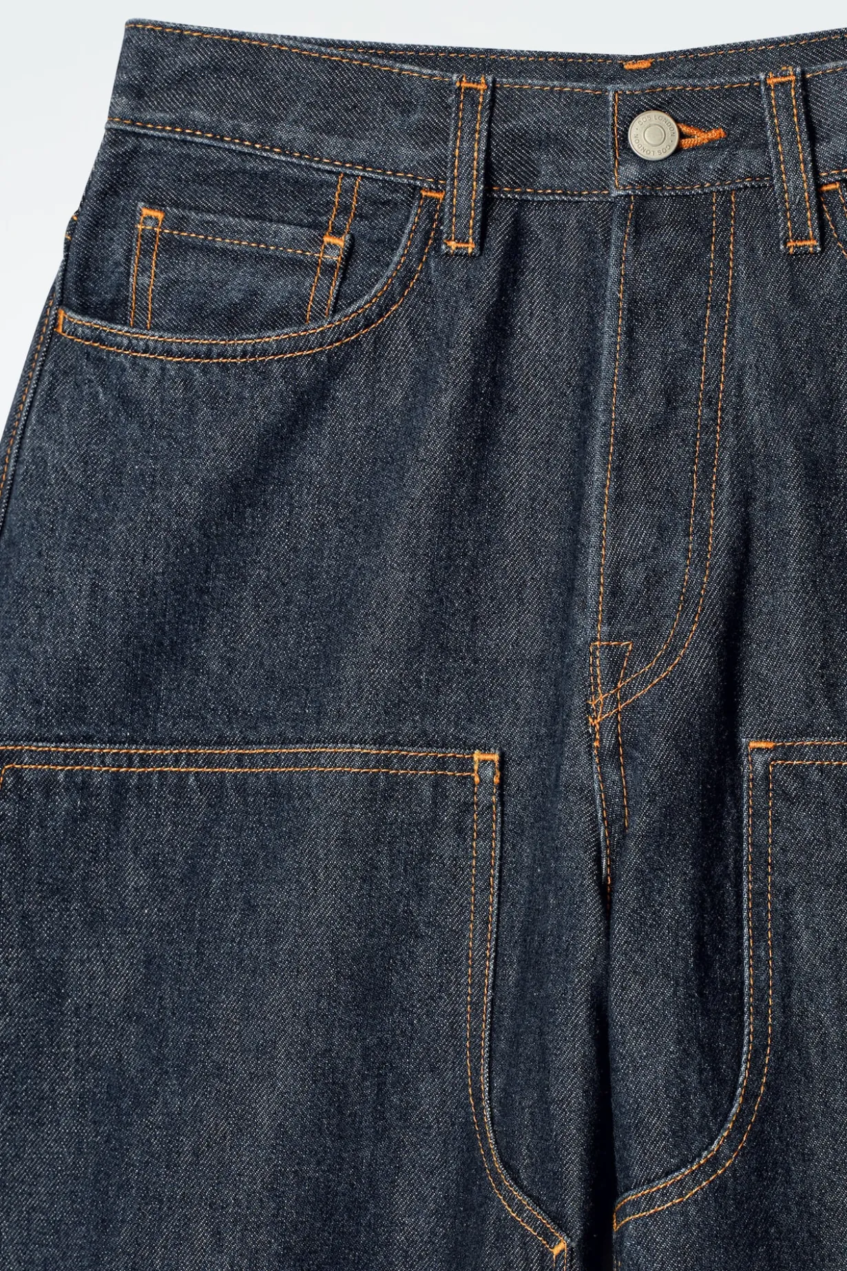 RAW-DENIM-HOSE MIT BARREL-BEIN IM WESTERNSTIL