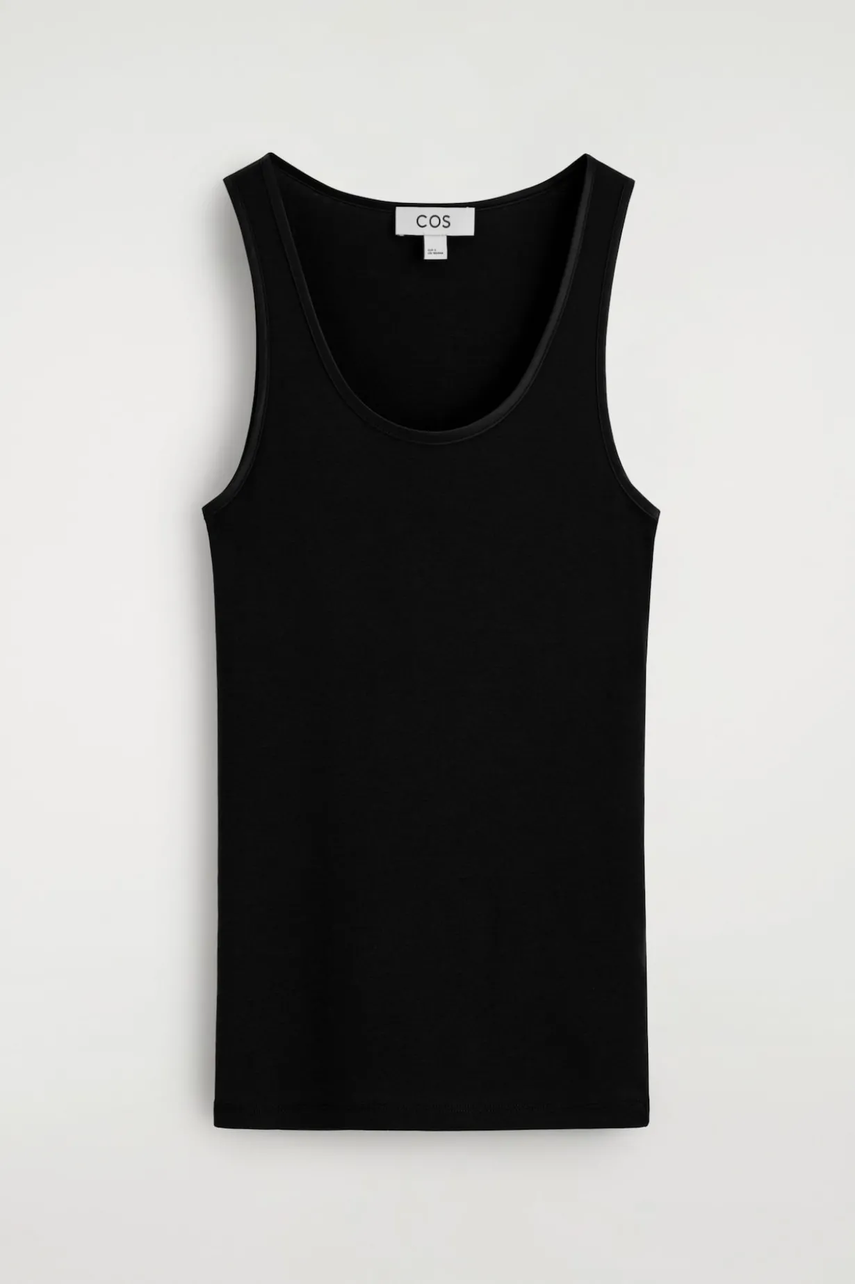 ÄRMELLOSES TANKTOP AUS BAUMWOLLJERSEY