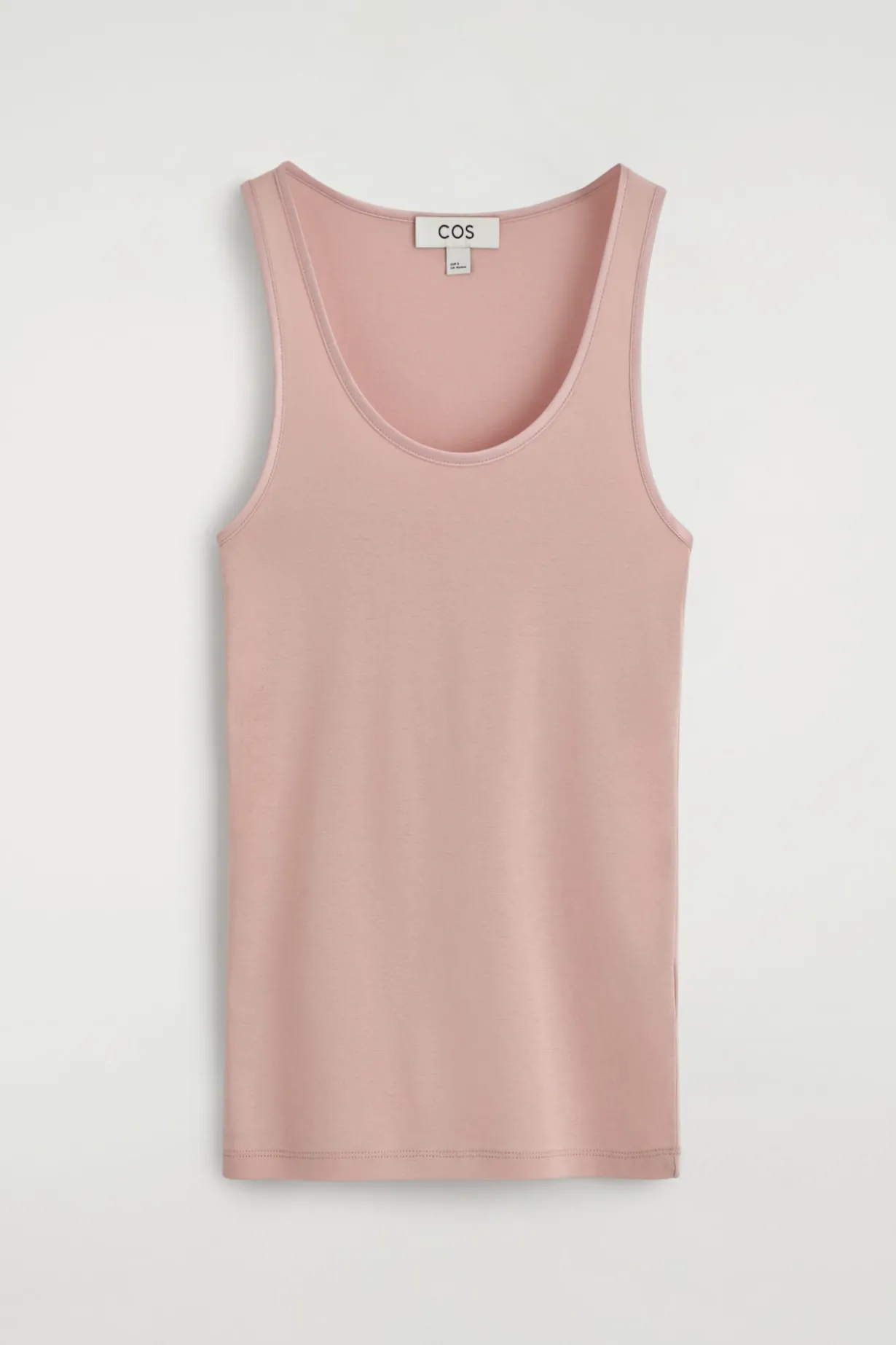 ÄRMELLOSES TANKTOP AUS BAUMWOLLJERSEY