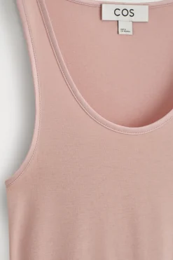 ÄRMELLOSES TANKTOP AUS BAUMWOLLJERSEY