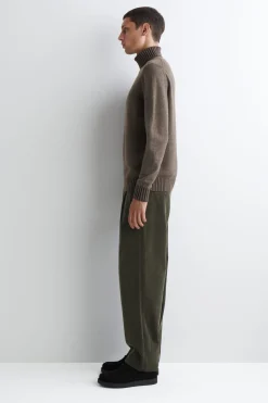 ROLLKRAGENPULLOVER AUS MERINO-KASCHMIR-MIX