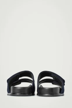 SANDALEN AUS DENIM MIT ZWEI RIEMEN