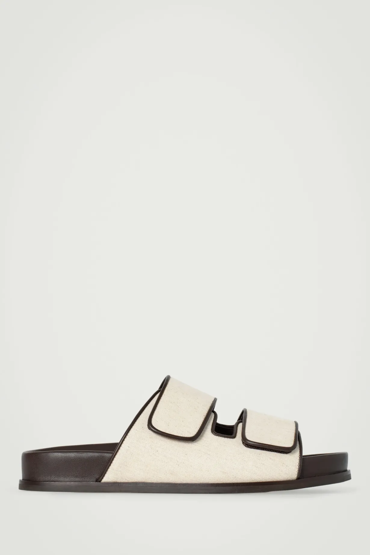 SANDALEN AUS LEINEN MIT ZWEI RIEMEN