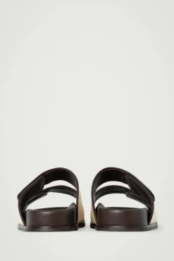 SANDALEN AUS LEINEN MIT ZWEI RIEMEN