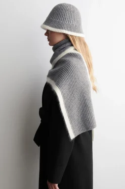 SCHAL AUS WOLL-MOHAIR-MIX