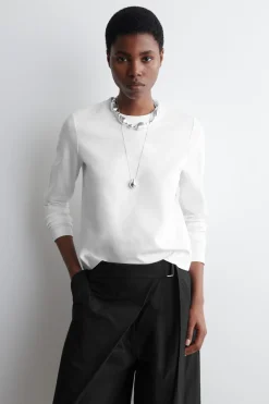 SCHLICHTES LANGARMSHIRT MIT NORMALER PASSFORM