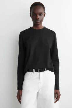 SCHLICHTES LANGARMSHIRT MIT NORMALER PASSFORM