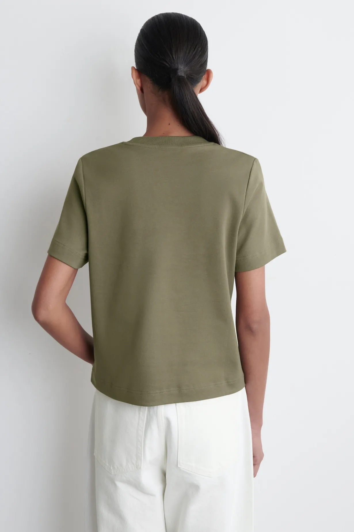 SCHLICHTES T-SHIRT MIT NORMALER PASSFORM