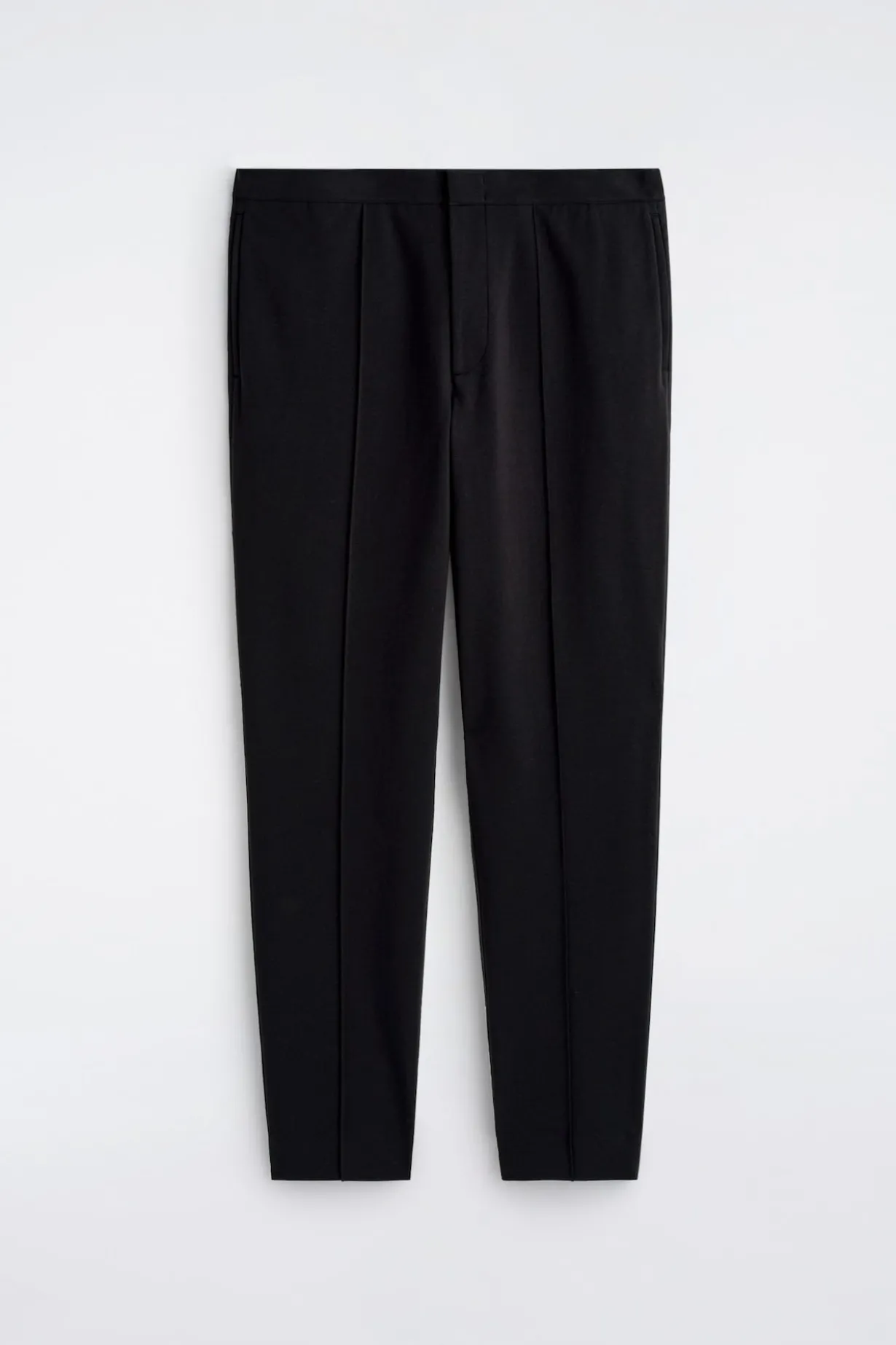 SCHMAL GESCHNITTENE JERSEY-HOSE MIT GERADEM BEIN