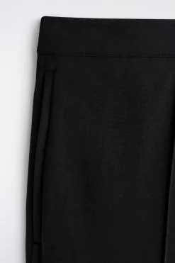 SCHMAL GESCHNITTENE JERSEY-HOSE MIT GERADEM BEIN