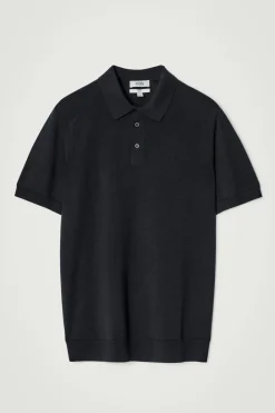 SCHMAL GESCHNITTENES POLOSHIRT AUS SEIDENSTRICK
