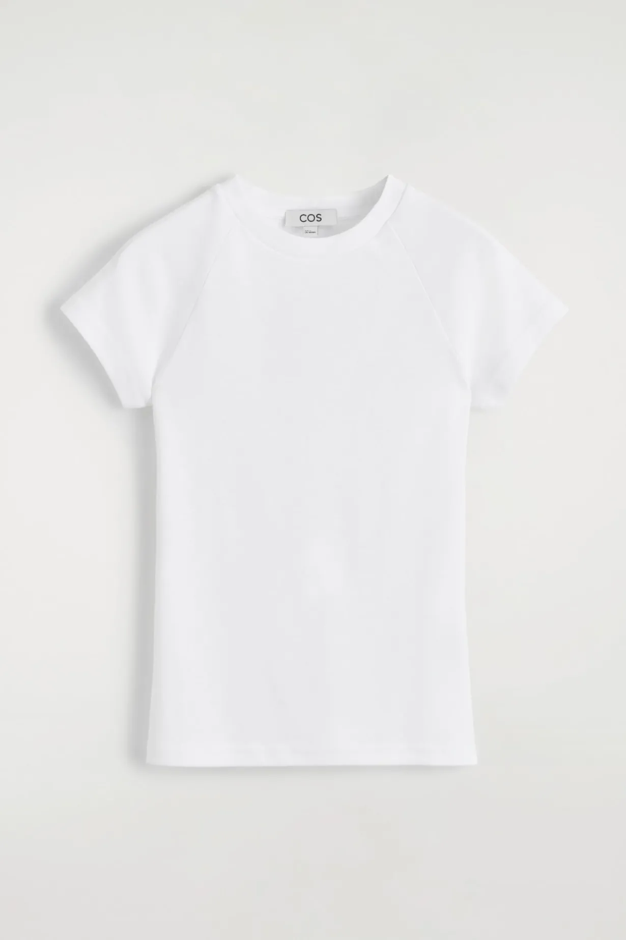 SCHMAL GESCHNITTENES T-SHIRT AUS BAUMWOLLE
