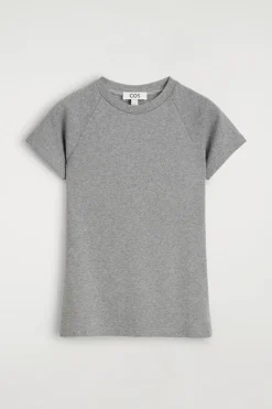 SCHMAL GESCHNITTENES T-SHIRT AUS BAUMWOLLE