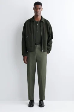 SCHMAL ZULAUFENDE CHINOHOSE AUS BAUMWOLLE