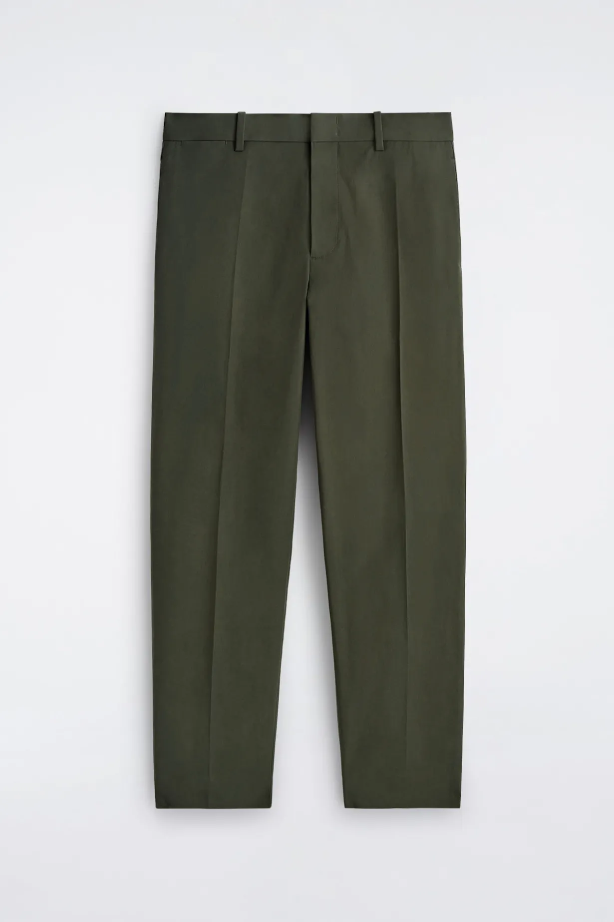 SCHMAL ZULAUFENDE CHINOHOSE AUS BAUMWOLLE
