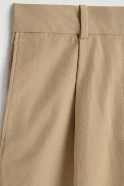 SCHMAL ZULAUFENDE HOSE AUS BAUMWOLL-TWILL