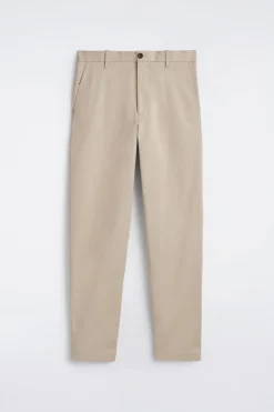 SCHMALE CHINOHOSE AUS BAUMWOLLE MIT GERADEM BEIN
