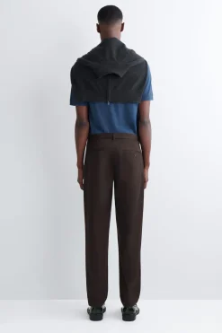 SCHMALE CHINOHOSE AUS BAUMWOLLE MIT GERADEM BEIN