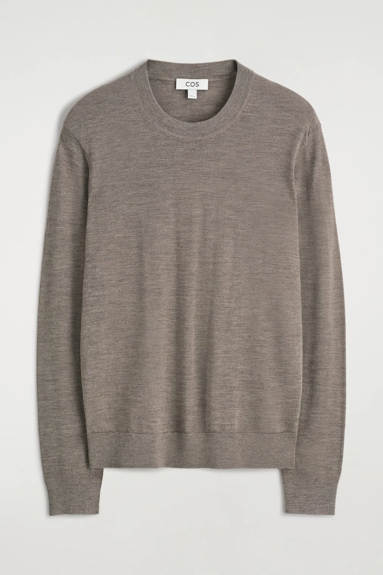 SCHMALER MERINOWOLLPULLOVER MIT RUNDHALSAUSSCHNITT