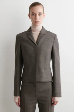 SCHMALER TAILLIERTER BLAZER AUS WOLLE