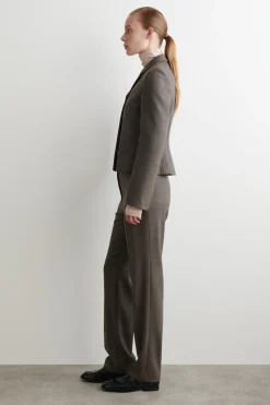 SCHMALER TAILLIERTER BLAZER AUS WOLLE