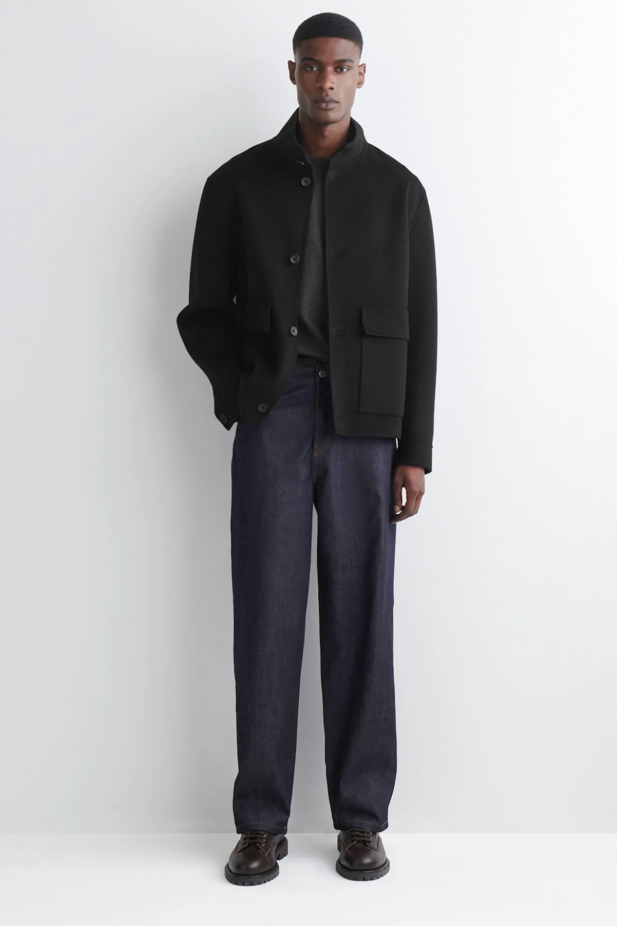 SCHMALES, GERIPPTES LANGARMSHIRT AUS BAUMWOLLE