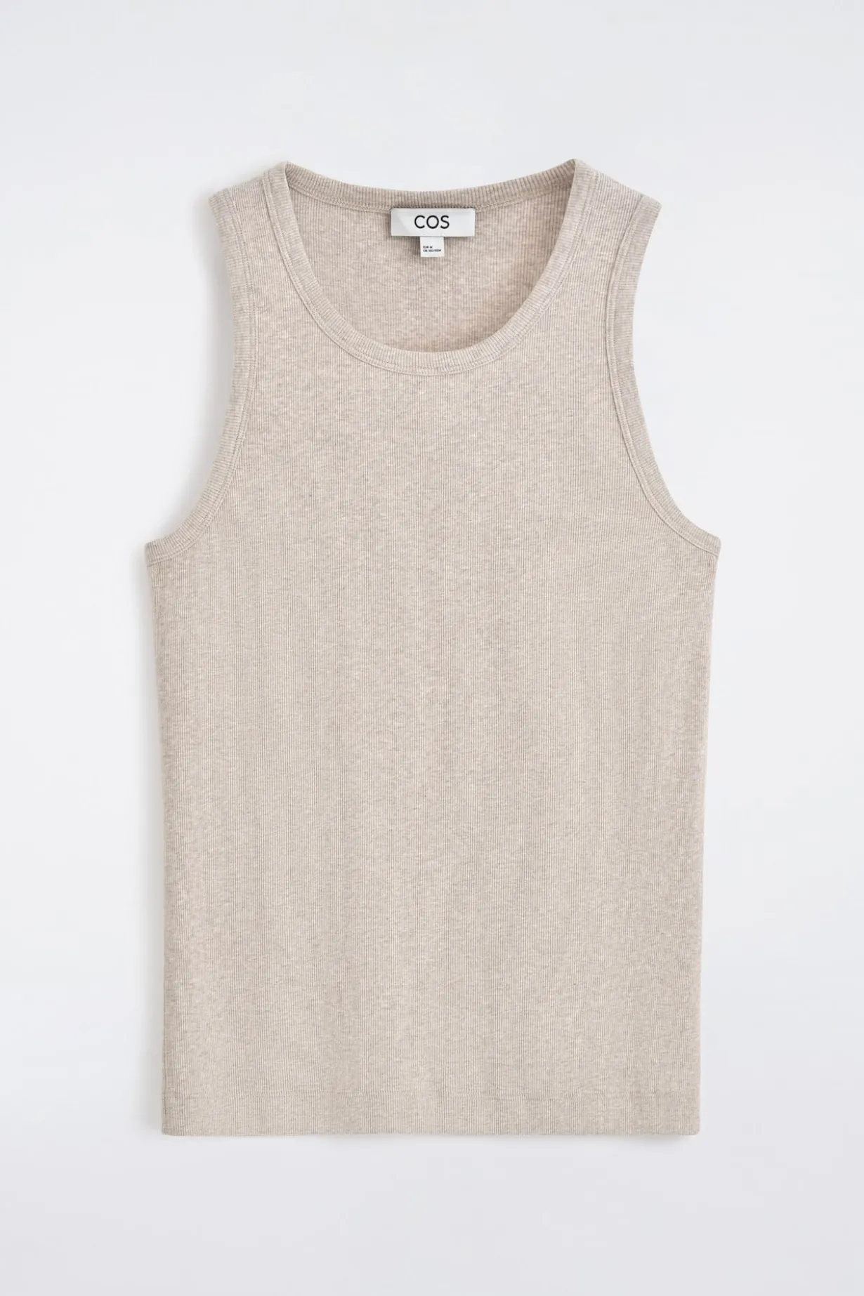 SCHMALES GERIPPTES TANKTOP AUS BAUMWOLLE