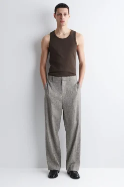 SCHMALES GERIPPTES TANKTOP AUS BAUMWOLLE
