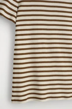 SCHMALES GERIPPTES T-SHIRT