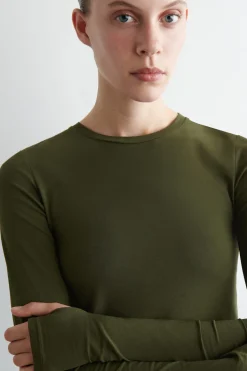 SCHMALES LEICHTES LANGARMSHIRT