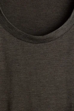 SCHMALES T-SHIRT AUS SEIDE