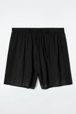 SHORTS AUS BAUMWOLLE IN KNITTEROPTIK