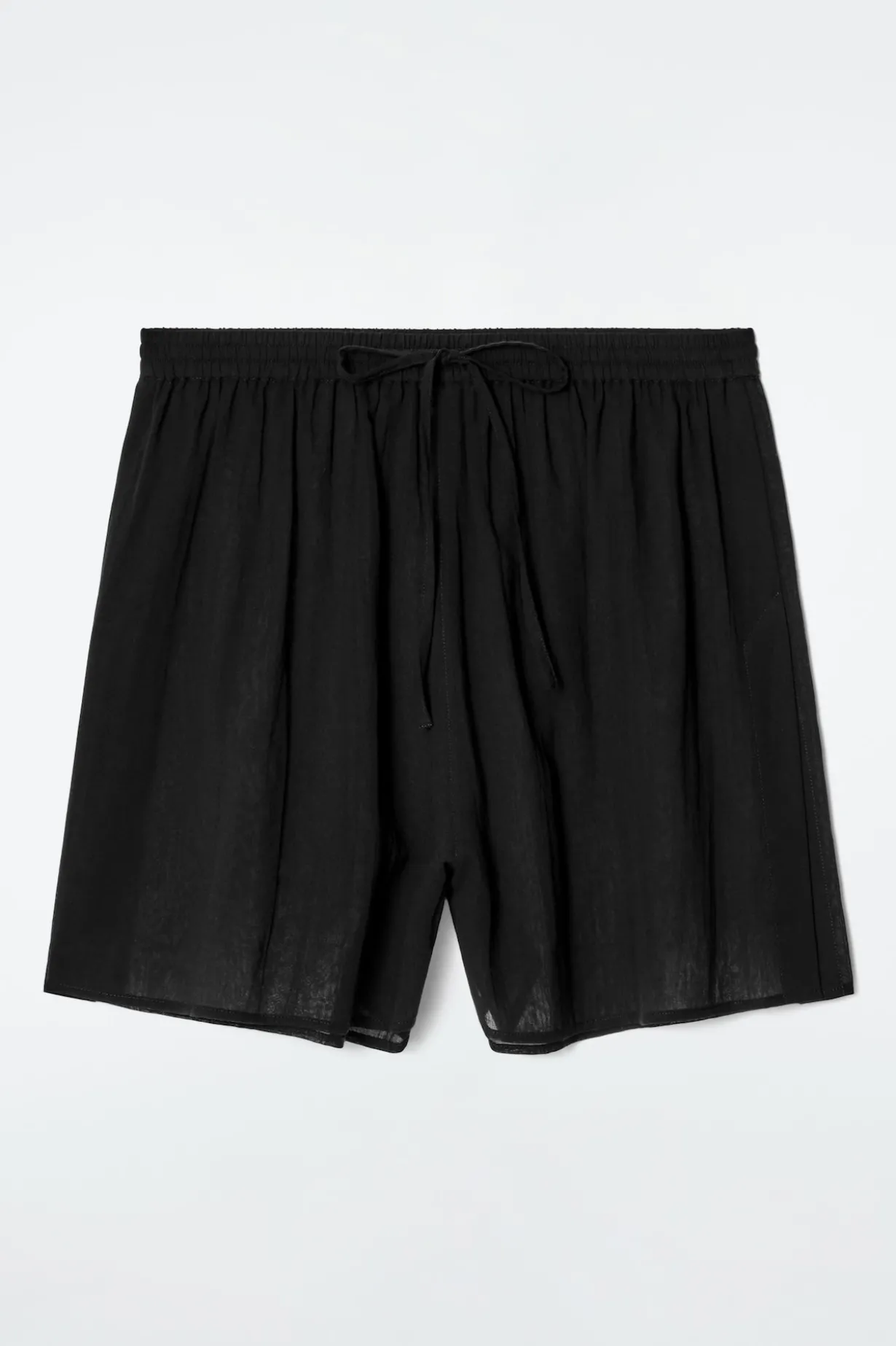 SHORTS AUS BAUMWOLLE IN KNITTEROPTIK