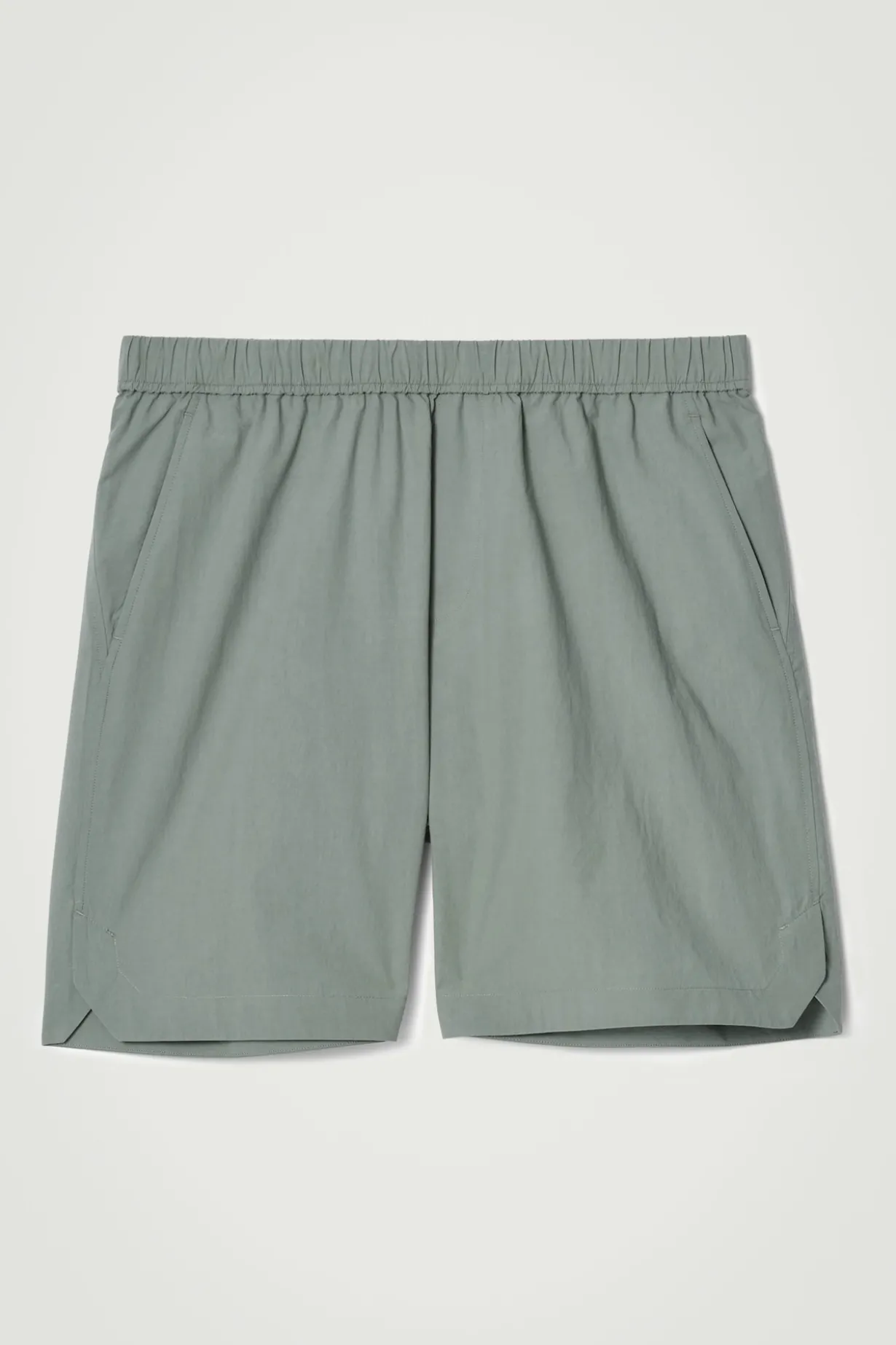 SHORTS AUS PIMA-BAUMWOLLE MIT ELASTISCHEM BUND