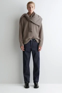SIGNATURE SELVEDGE-JEANS MIT GERADEM BEIN