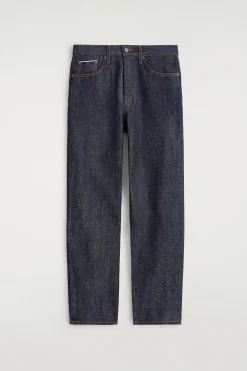 SIGNATURE SELVEDGE-JEANS MIT GERADEM BEIN