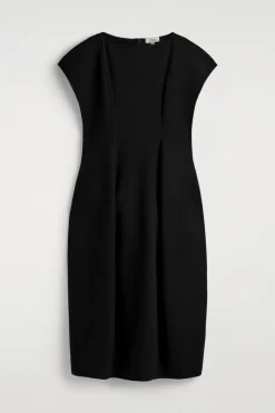 SKULPTURALES MIDIKLEID AUS JERSEY