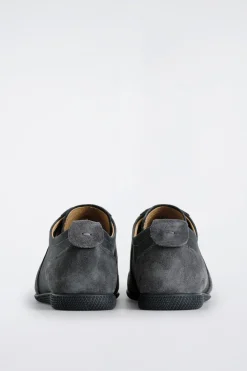 SNEAKERS AUS NUBUK- UND VELOURSLEDER