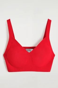 STRICK-BRALETTE AUS BAUMWOLLE