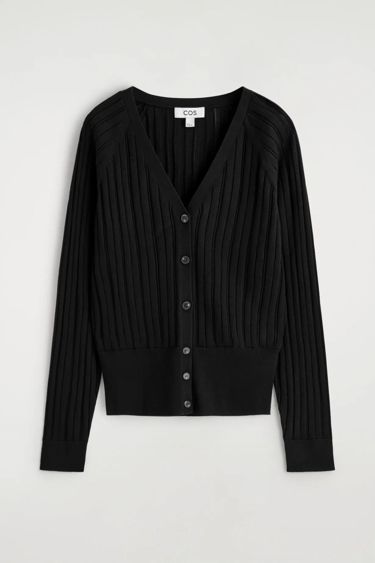 STRICKJACKE AUS BAUMWOLLE MIT POINTELLE-MUSTER