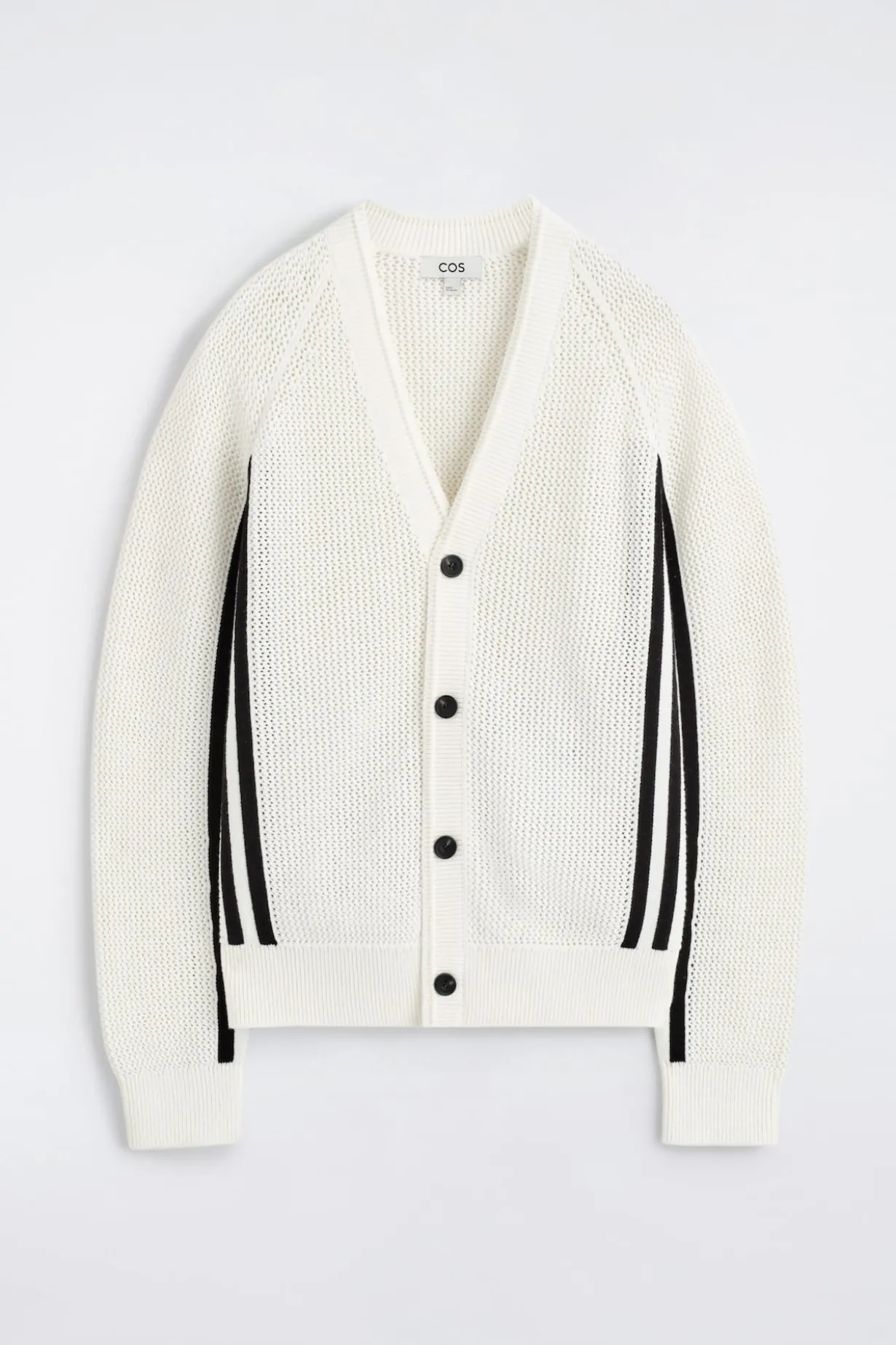 STRICKJACKE AUS BAUMWOLLE MIT STREIFEN