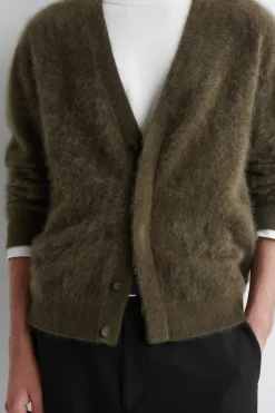 STRICKJACKE AUS GEBÜRSTETEM KASCHMIR