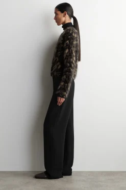 STRICKJACKE AUS MERINOWOLLE MIT JACQUARD-MOTIV