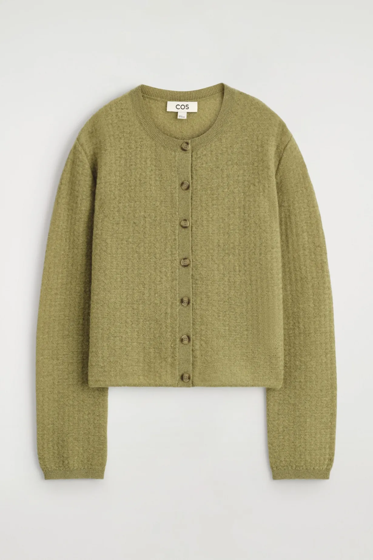 STRICKJACKE AUS MOHAIR-MIX MIT ZICKZACK-MUSTER