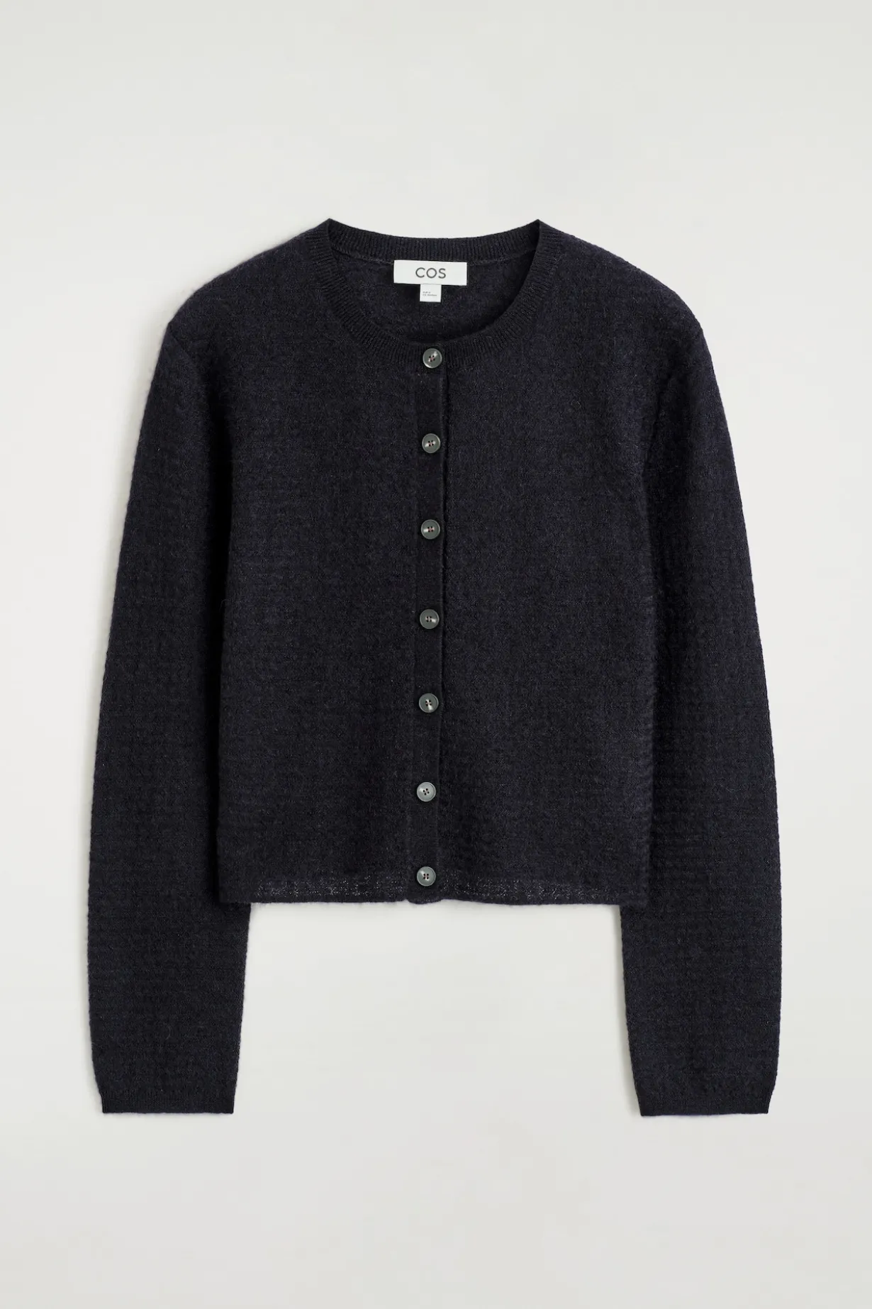 STRICKJACKE AUS MOHAIR-MIX MIT ZICKZACK-MUSTER