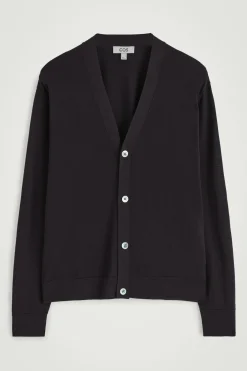 STRICKJACKE AUS SEIDE MIT V-AUSSCHNITT