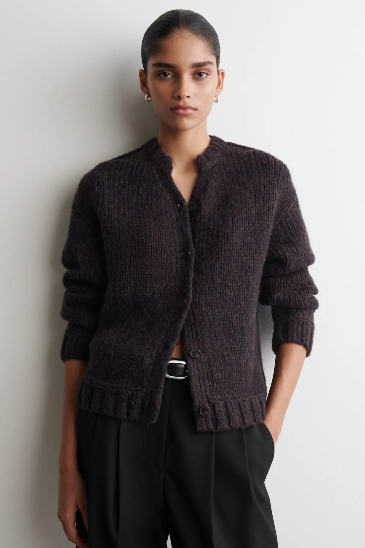 STRICKJACKE AUS WOLL-ALPAKA-MIX