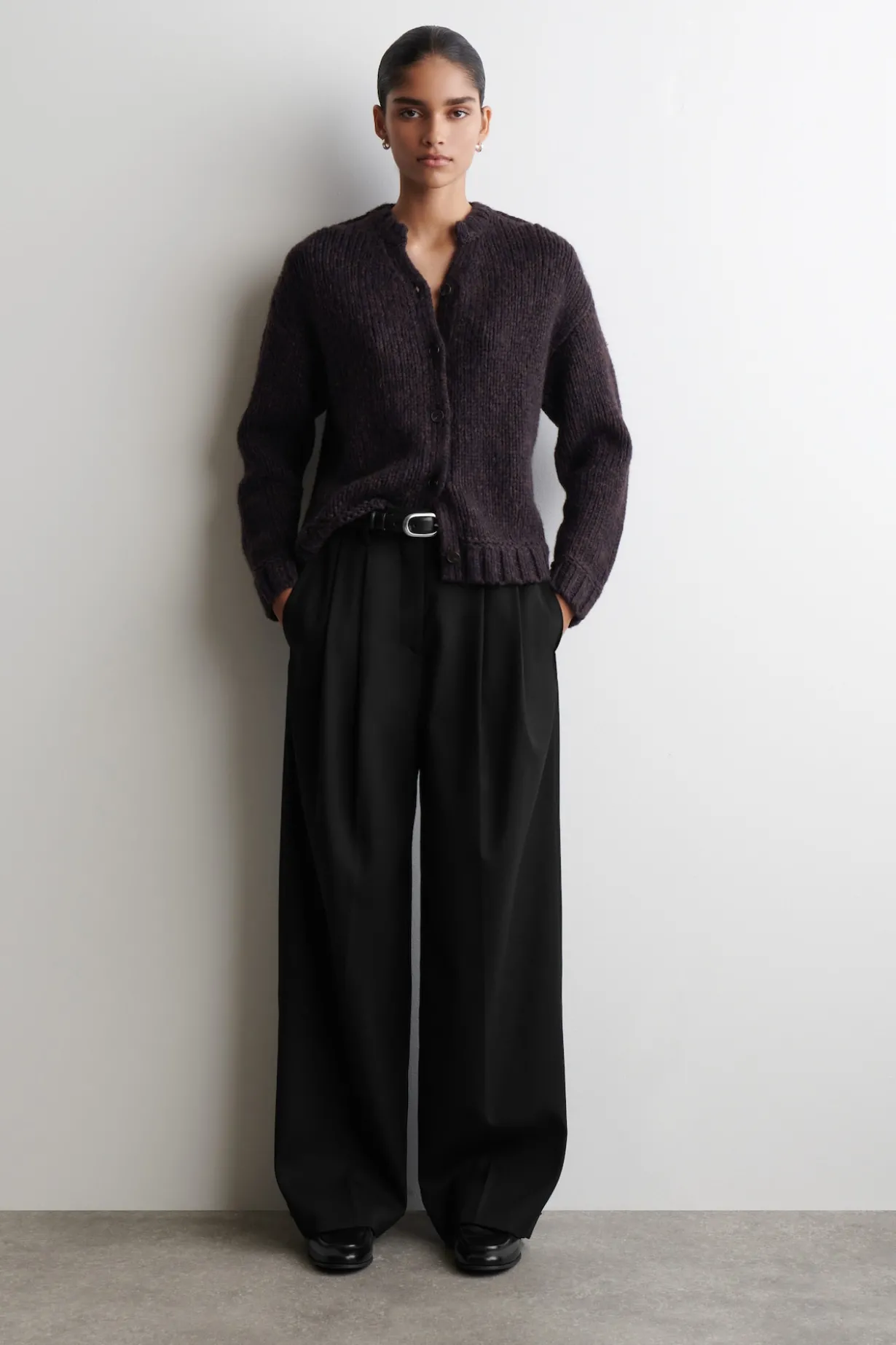 STRICKJACKE AUS WOLL-ALPAKA-MIX